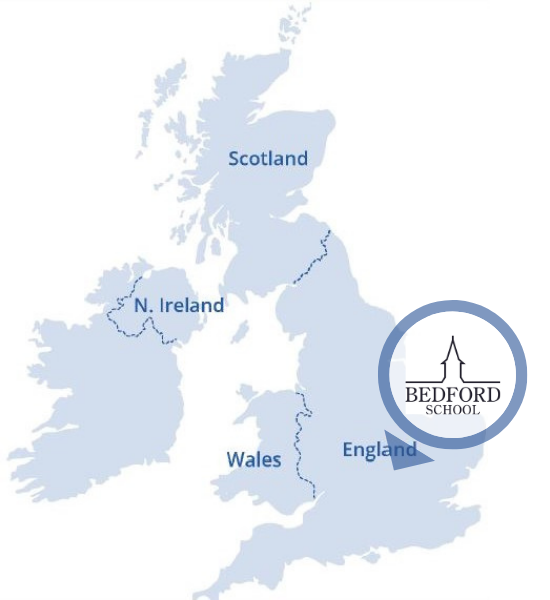 Bedford-boarding-school-UK-map-location