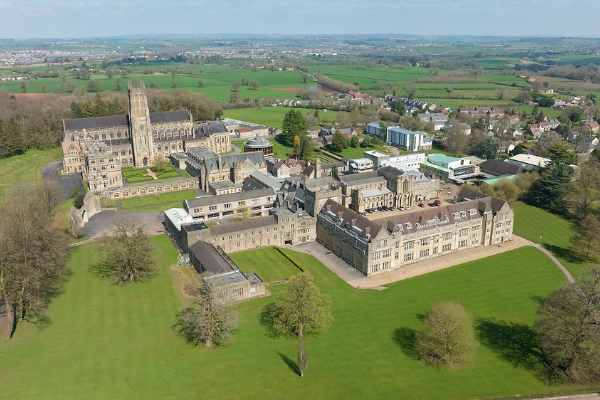Downside-boarding-school-campus-grounds-aerial-view