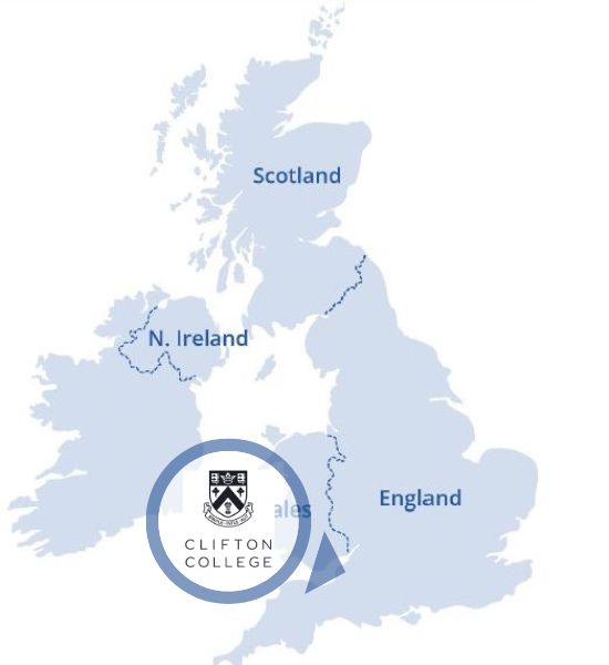 clifton-college-boarding-school-uk-map-location