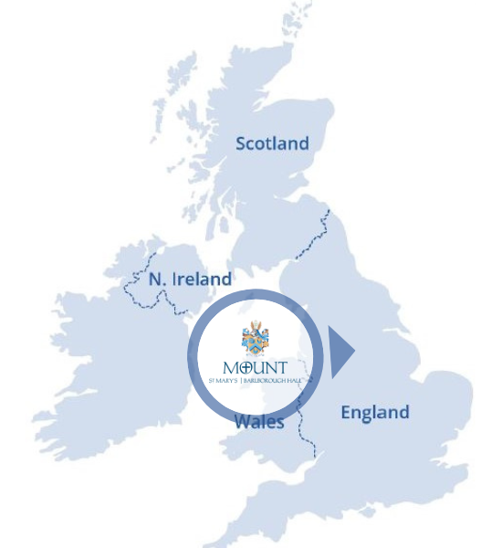 mount-st-marys-college-UK-boarding-school-map-location