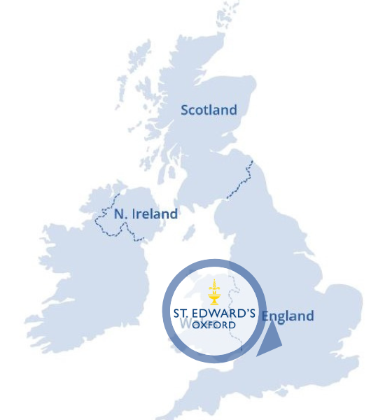 st-edwards-oxford-UK-boarding-school-map-location