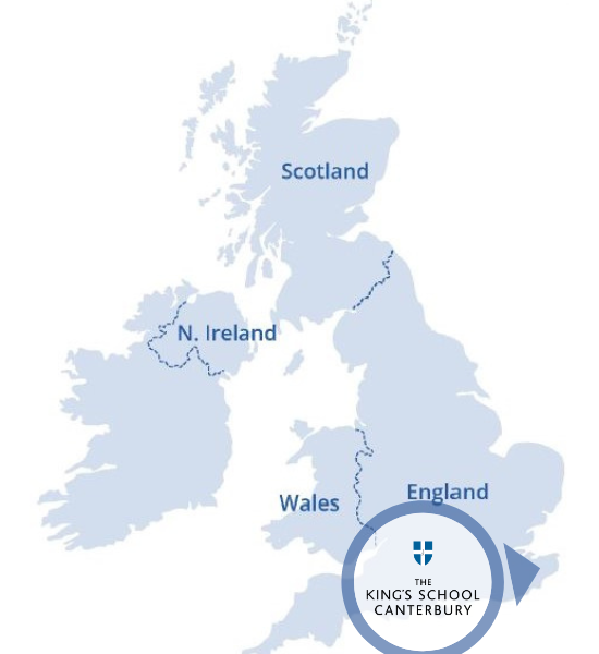 the-king's-school-canterbury-UK-boarding-school-map-location