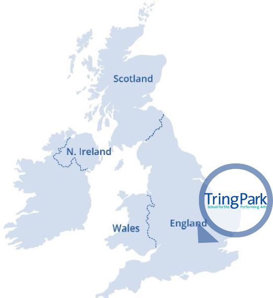 tring-park-boarding-school-uk-map-location